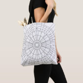 Geometric Mandala Pattern トートバッグ (クローズアップ)