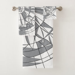 Geometric Mandala Pattern バスタオルセット