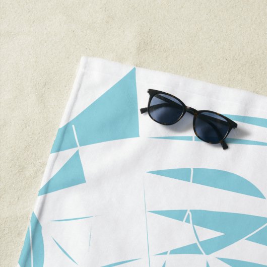 Geometric Mandala Pattern ビーチタオル (インサイチュ)