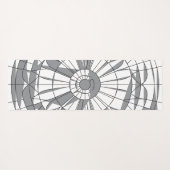 Geometric Mandala Pattern ヨガマット (裏面(横))