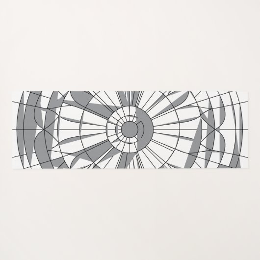 Geometric Mandala Pattern ヨガマット (裏面(横))