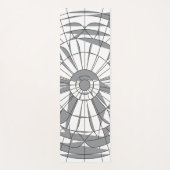 Geometric Mandala Pattern ヨガマット (正面)