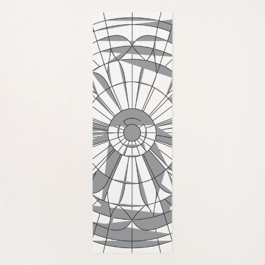 Geometric Mandala Pattern ヨガマット (裏面)