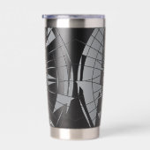 Geometric Mandala Pattern 保温保冷タンブラー (右面)
