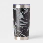 Geometric Mandala Pattern 保温保冷タンブラー (背面)