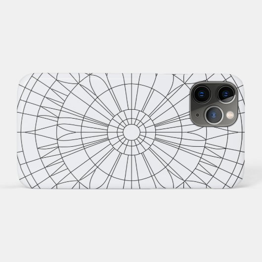 Geometric Mandala Pattern Case-Mate iPhoneケース (裏面(横))