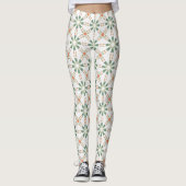 Geometric Mandala Print Yoga Pants レギンス (正面)