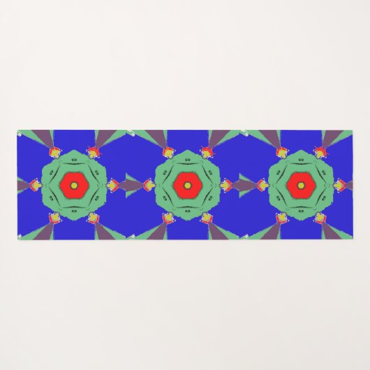 🌀 Geometric Mandala Yoga Mat ヨガマット (裏面(横))