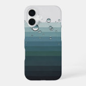 Geometric Marine Bubbles iPhone 16ケース (裏面)