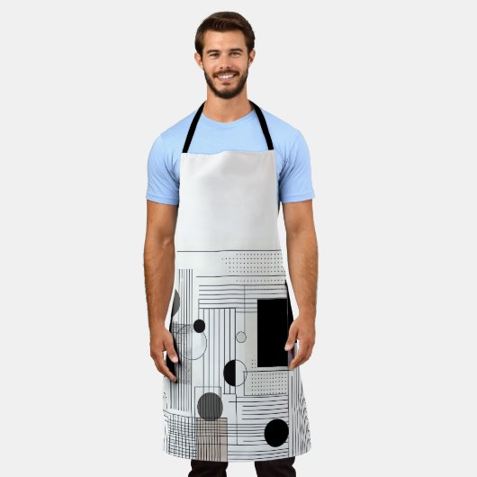 Geometric Matrix  エプロン (着用した状態)