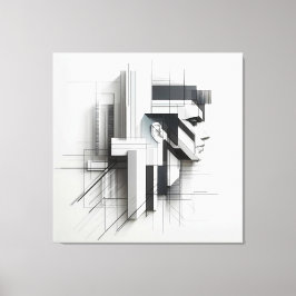 Geometric Mechanical Profile キャンバスプリント