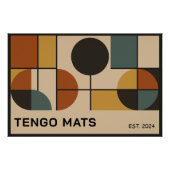 Geometric mid-century design ポスター (正面)