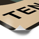 Geometric mid-century design ポスター (コーナー)