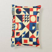 Geometric mid-century modern seamless pattern - 60 アクセントクッション (裏面(縦))