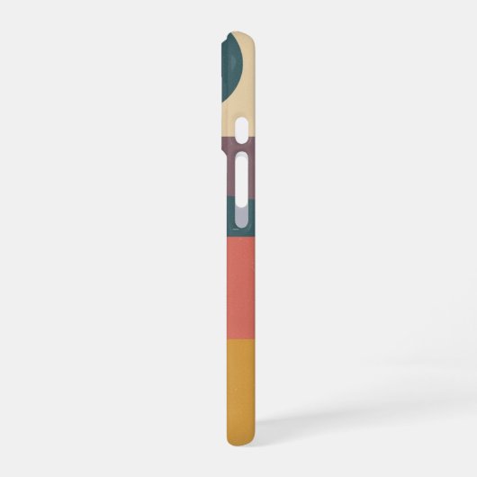 Geometric Minimalist Eclipse iPhone 16ケース (左側面)