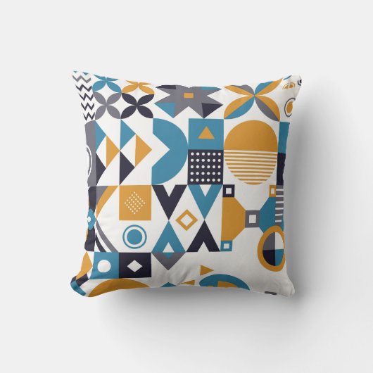 Geometric minimalistic pattern. Abstract designpat クッション (正面)