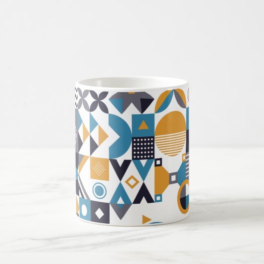 Geometric minimalistic pattern. Abstract designpat コーヒーマグカップ (中央)