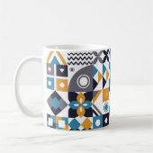 Geometric minimalistic pattern. Abstract designpat コーヒーマグカップ (左)
