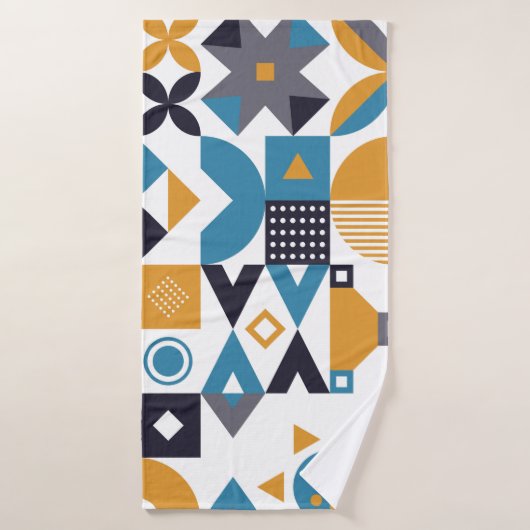 Geometric minimalistic pattern. Abstract designpat バスタオル (バスタオル)
