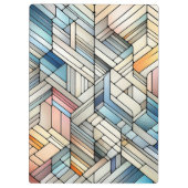 Geometric Mosaic クリップボード (裏面)