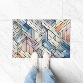 Geometric Mosaic ドアマット