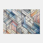 Geometric Mosaic ドアマット (正面)