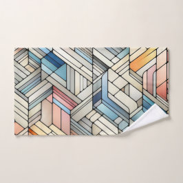 Geometric Mosaic ハンドタオル