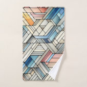 Geometric Mosaic ハンドタオル (ハンドタオル)