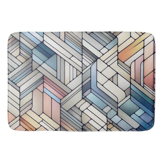 Geometric Mosaic バスマット (正面)