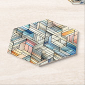 Geometric Mosaic ペーパーコースター (アングル)