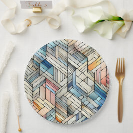 Geometric Mosaic ペーパープレート