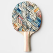 Geometric Mosaic 卓球ラケット (正面)