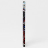 Geometric Mosaic Alpha Wolf Phone Case iPhoneケース (右側)