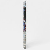 Geometric Mosaic Alpha Wolf Phone Case iPhoneケース (左側)