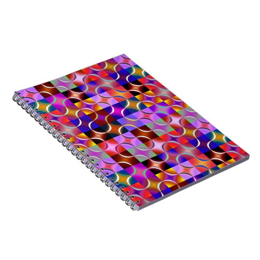 Geometric Multicolored Squares ノートブック (右側)