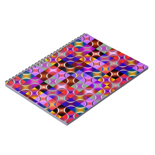 Geometric Multicolored Squares ノートブック (左側)
