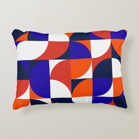 Geometric mural background. Modern and vibrant com アクセントクッション (正面)