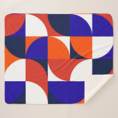 Geometric mural background. Modern and vibrant com シェルパブランケット (正面(横))