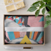 Geometric Muse – Modern Pop Art Woman Decoupage 薄葉紙 (ギフト)