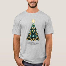 Geometric Noël Festive Glow Christmas Apparel Tシャツ