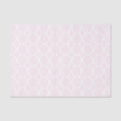 Geometric Ogee Lattice Soft Pink 薄葉紙 (正面)