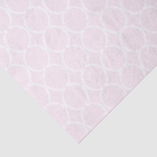 Geometric Ogee Lattice Soft Pink 薄葉紙 (詳細)