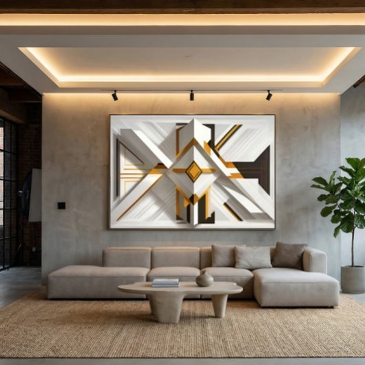 Geometric Opulence キャンバスプリント