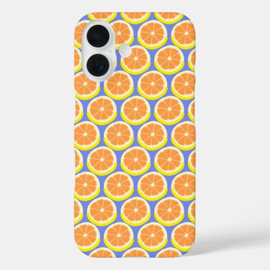 Geometric Orange Slices Amalfi Coast Case-Mate iPhoneケース (裏面)