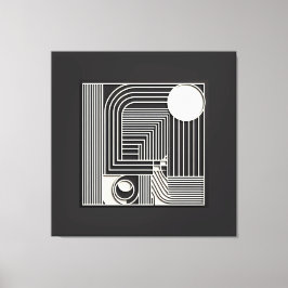 Geometric Orbit Lines キャンバスプリント