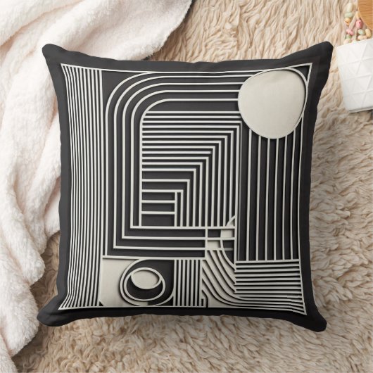 Geometric Orbit Lines クッション (ブランケット)