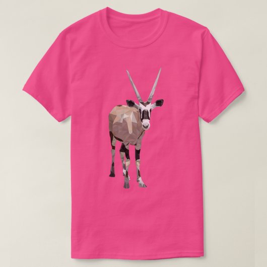 Geometric Oryx Tシャツ (デザイン正面)