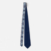Geometric Oval Pattern Tie ネクタイ (裏面)