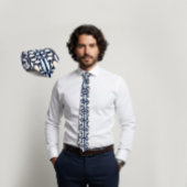 Geometric Oval Pattern Tie ネクタイ