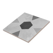 Geometric Pastel Marble Gray タイル (側面)